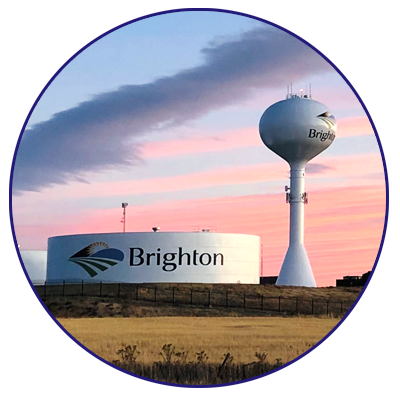 Image shows two water tanks, the image is linked to the Annual Water Quality Report