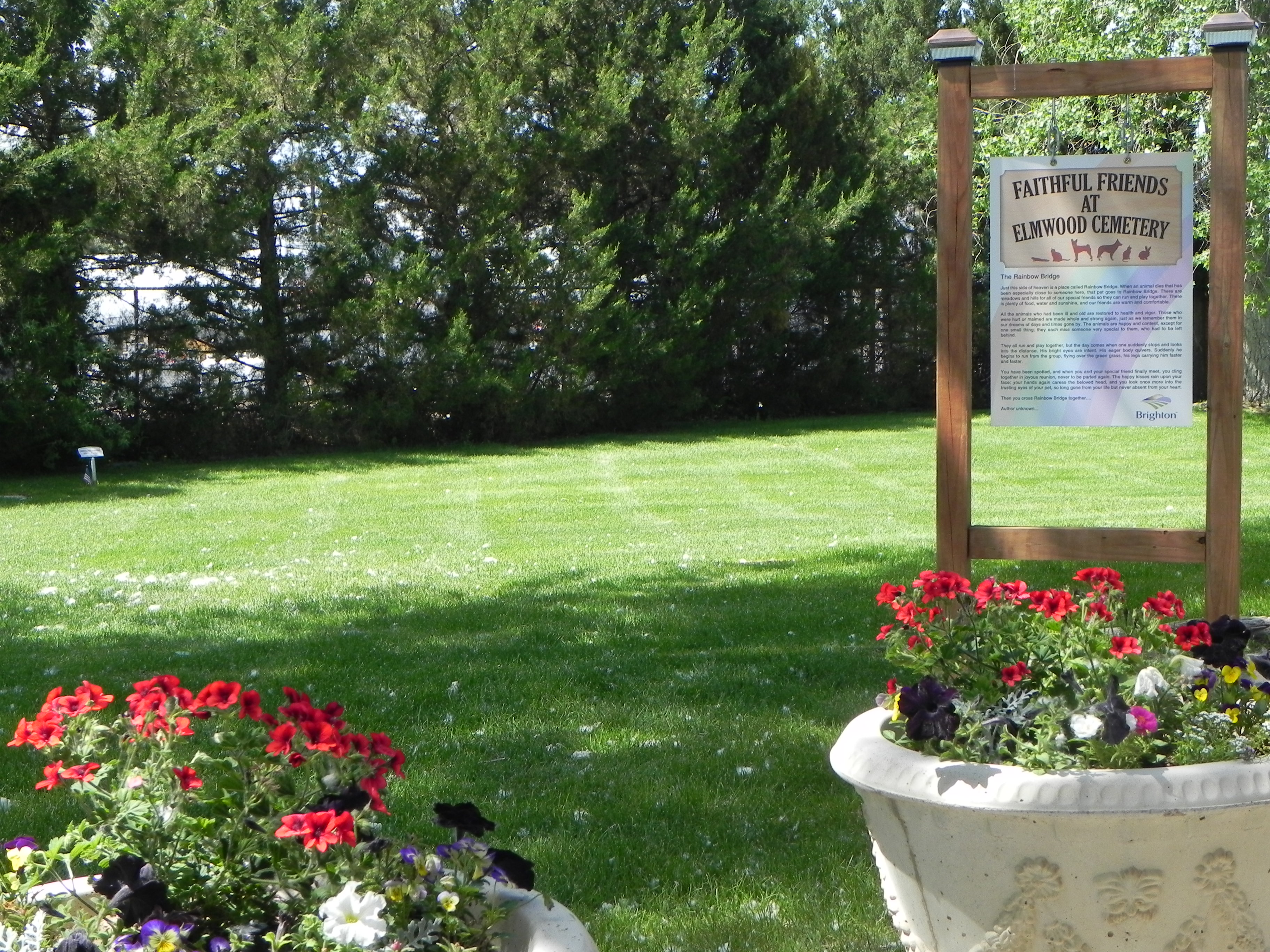 Faithful Friends Pet Cemetery at Elmwood Cemetery