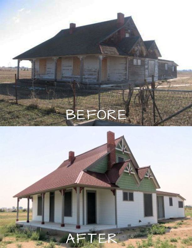 Before and after photo