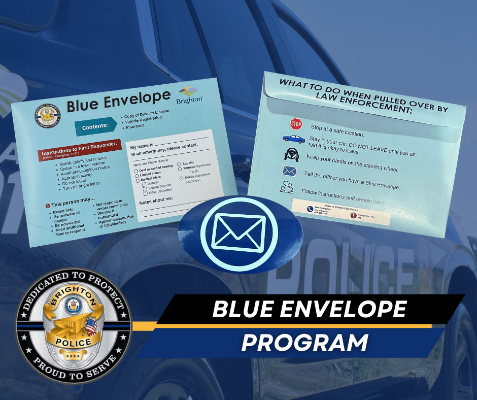 Blue envelope news release